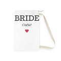 Bride Crew Laundry Bag — Bachelorette Wedding Travel Shoe & Lingerie Organizer