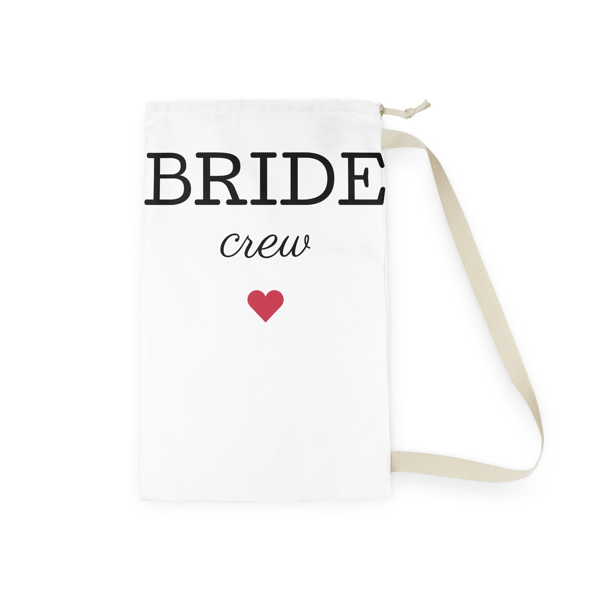 Bride Crew Laundry Bag — Bachelorette Wedding Travel Shoe & Lingerie Organizer