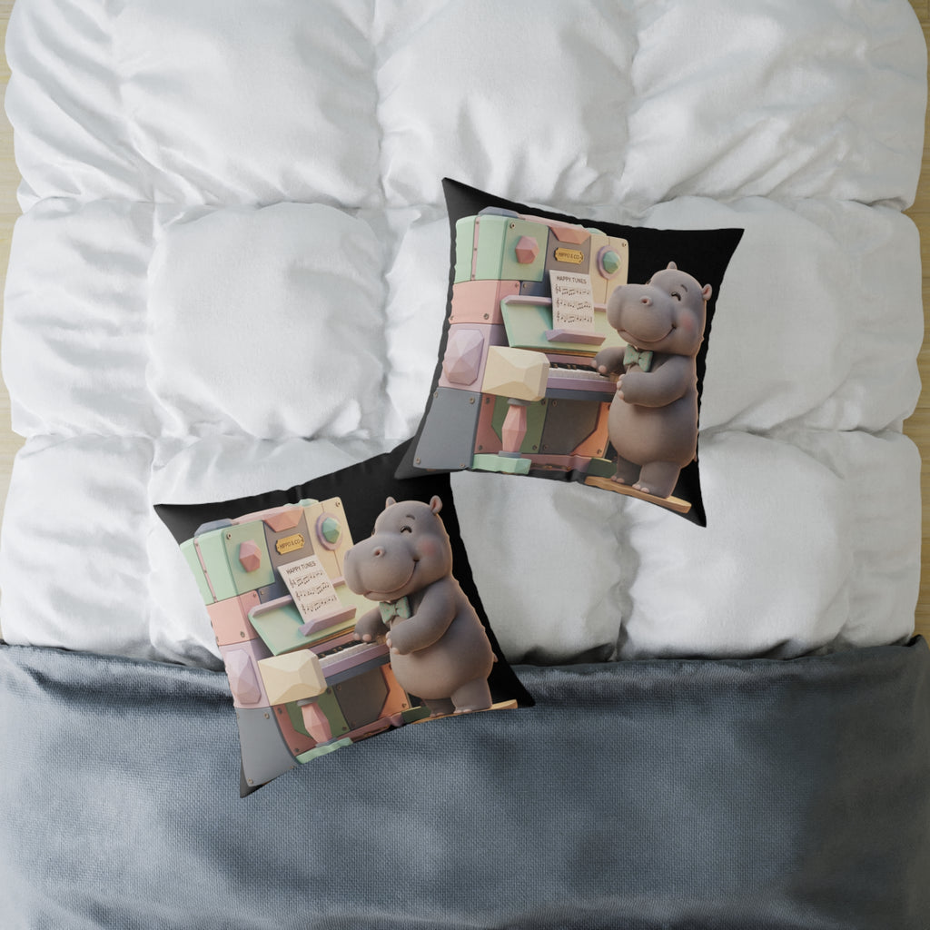Square Poly Canvas Pillow