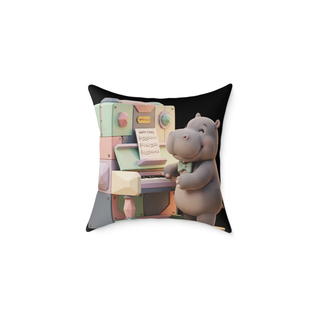 Square Poly Canvas Pillow