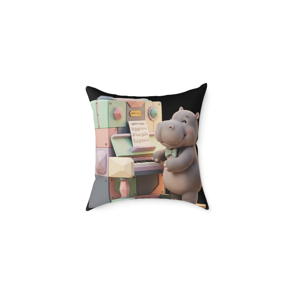 Square Poly Canvas Pillow