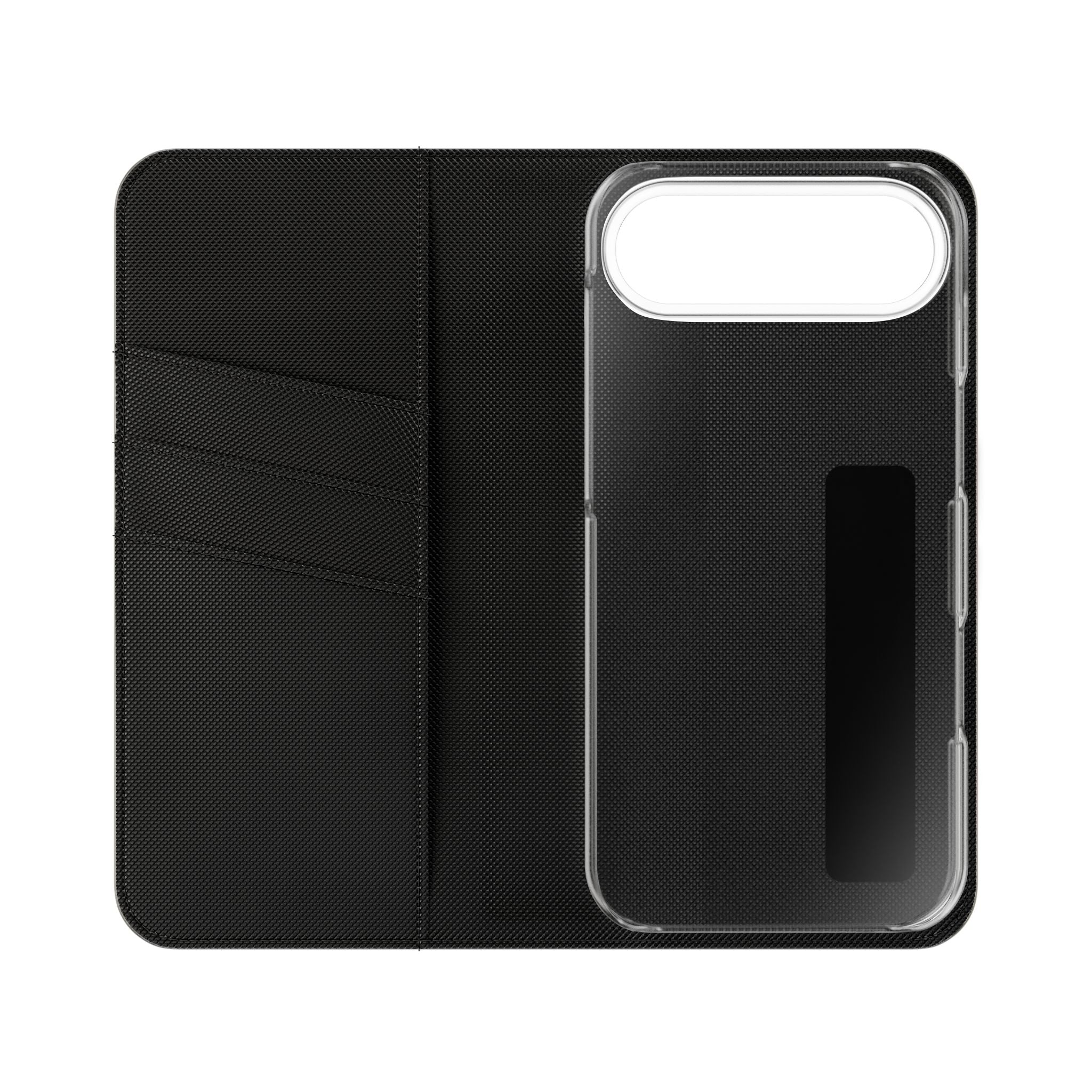 Botanical Leaf Flip Phone Case — Floral Wallet Flip Case with Card Slots