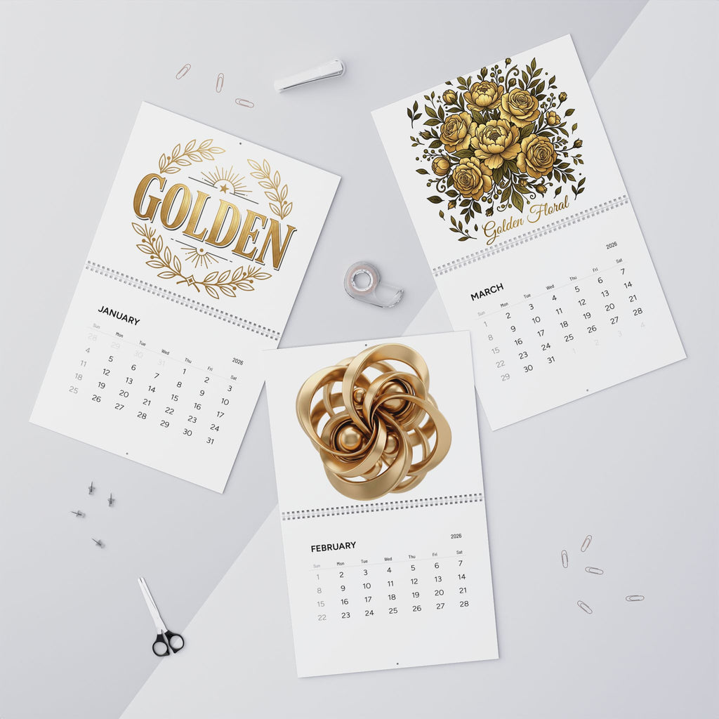 Minimal 2026 Wall Calendar — Clean Monthly Planner Calendar