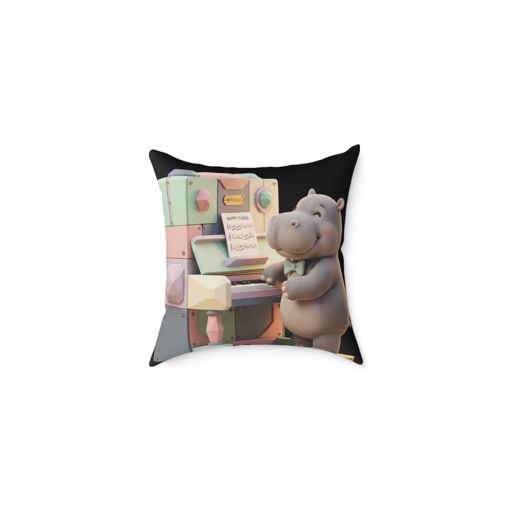 Square Poly Canvas Pillow