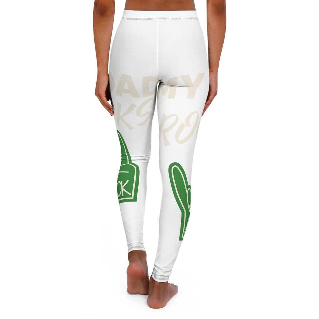 Army Karo Foam Finger Graphic Leggings — Women's Casual Printed Leggings