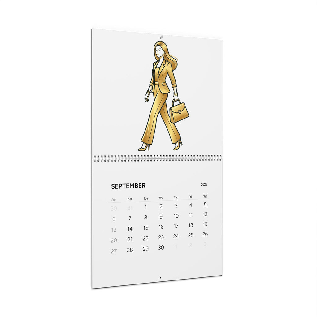 Minimal 2026 Wall Calendar — Clean Monthly Planner Calendar