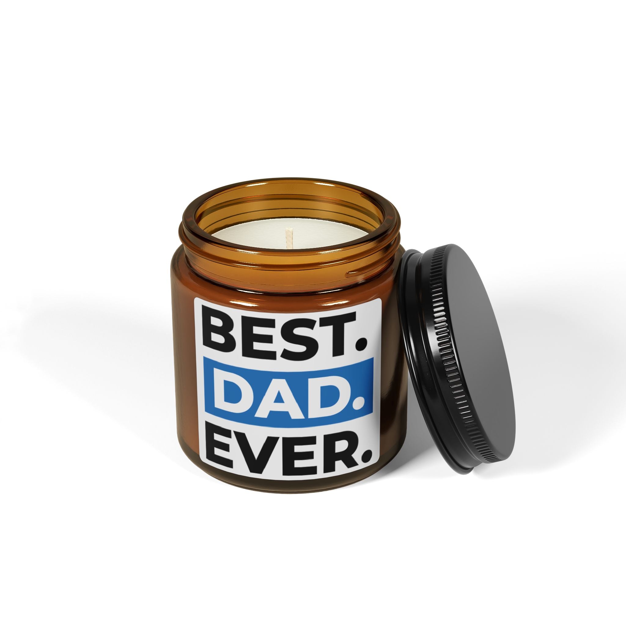 Best. Dad. Ever. Soy Candle — Amber Jar Father’s Day Gift