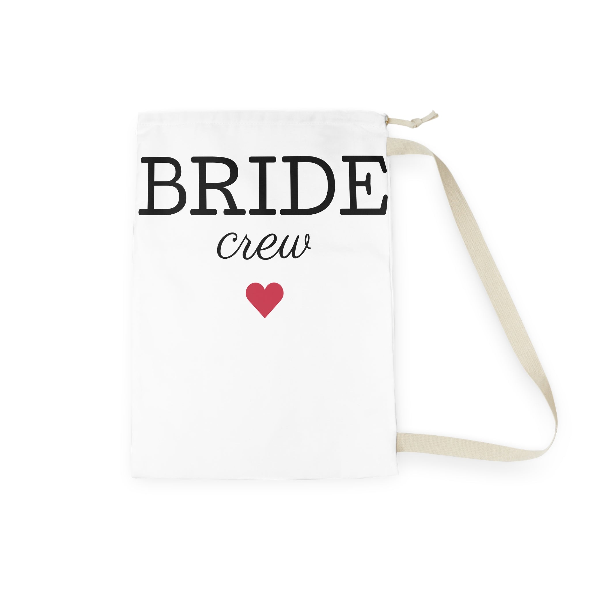 Bride Crew Laundry Bag — Bachelorette Wedding Travel Shoe & Lingerie Organizer