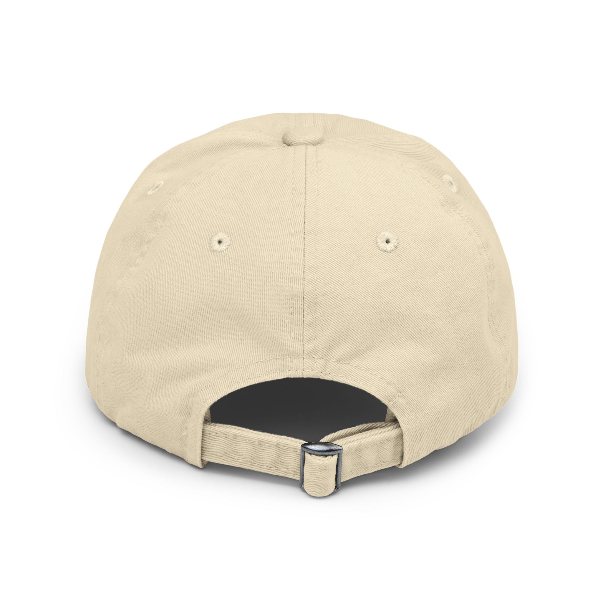 Distressed Leaf Logo Cap — Eco Minimalist Dad Hat