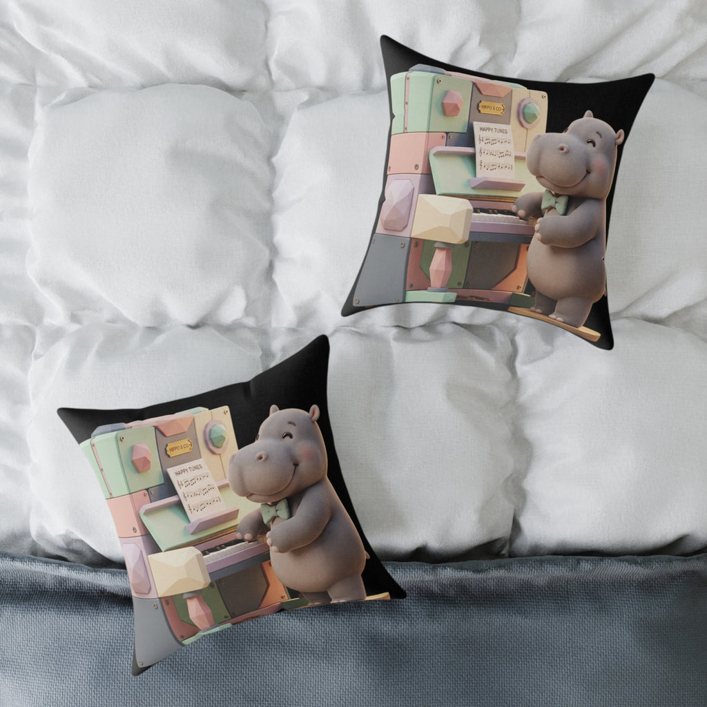 Square Poly Canvas Pillow