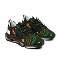 Christmas Tree Pattern Men's Mesh Sneakers — Festive Holiday Athletic Shoes