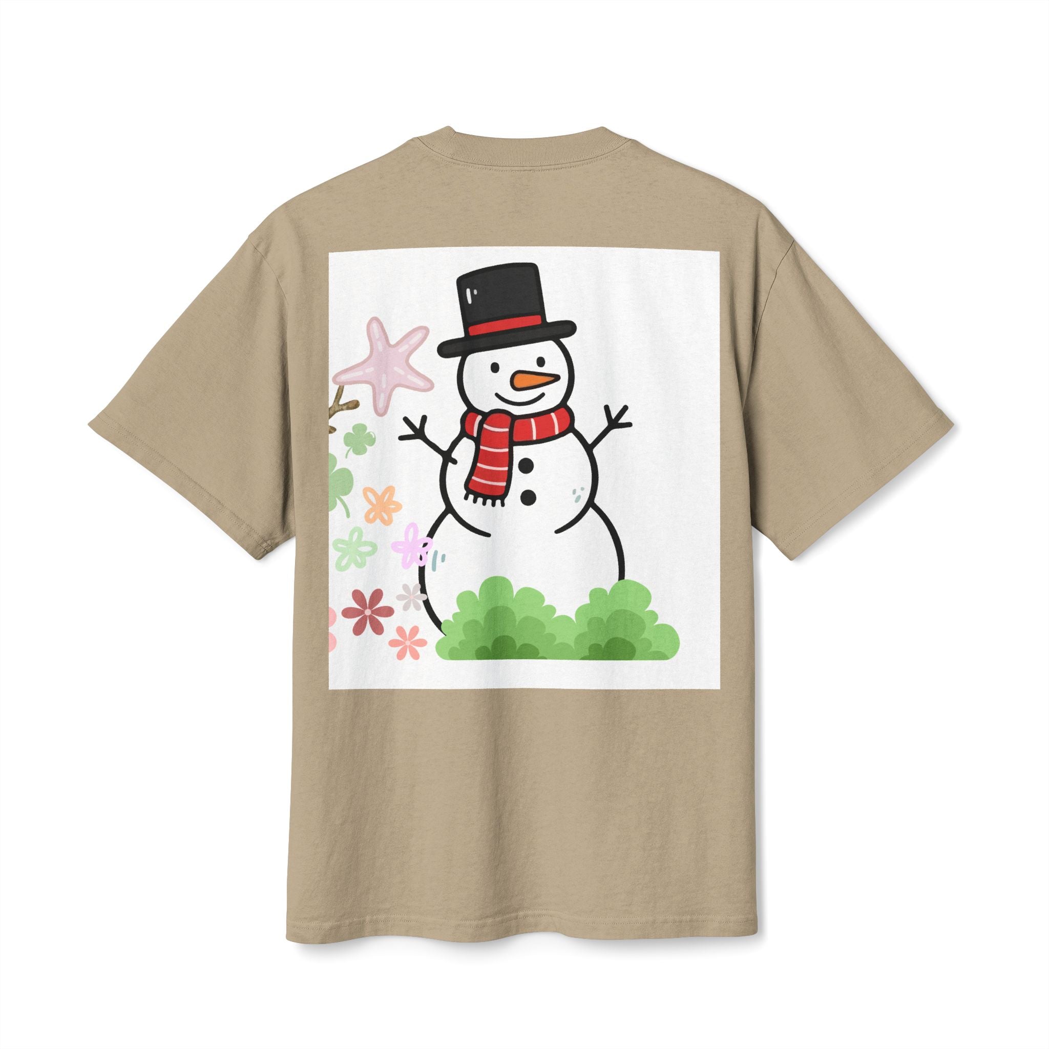 Cute Snowman & Penguin Graphic Tee — Winter Holiday Kids' Shirt
